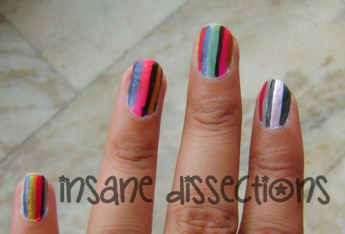 Stripes nail art-5