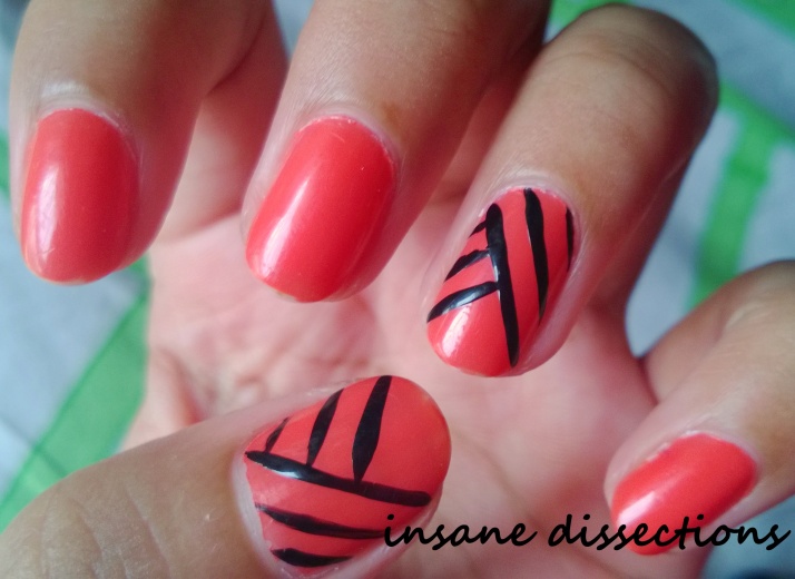 orange fix nail art-2