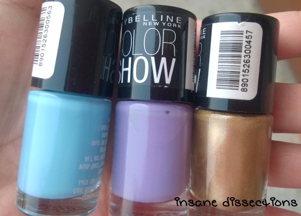 maybelline color show polishes