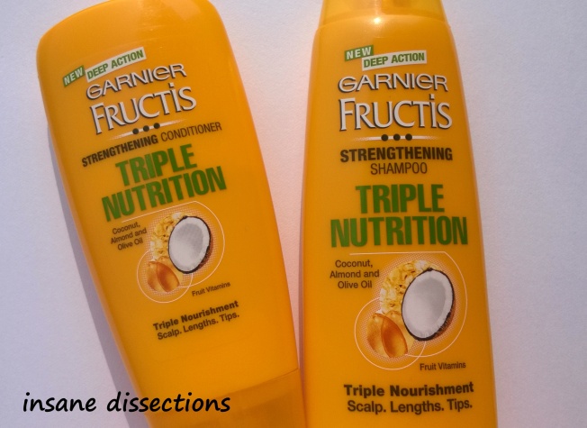 garnier fructis shampoo and conditioner